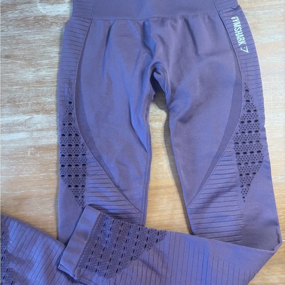 Gym Shark Energy Seamless Leggings eggplant‎